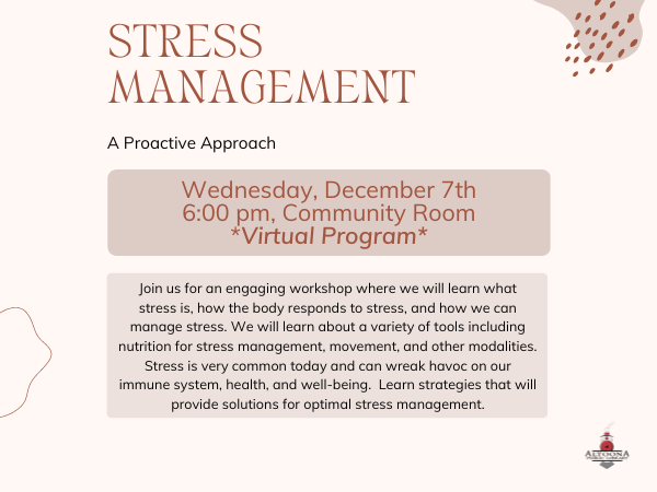 Stress Management: A Proactive Approach