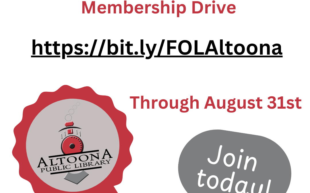 Friends of Altoona Public Library Membership Drive