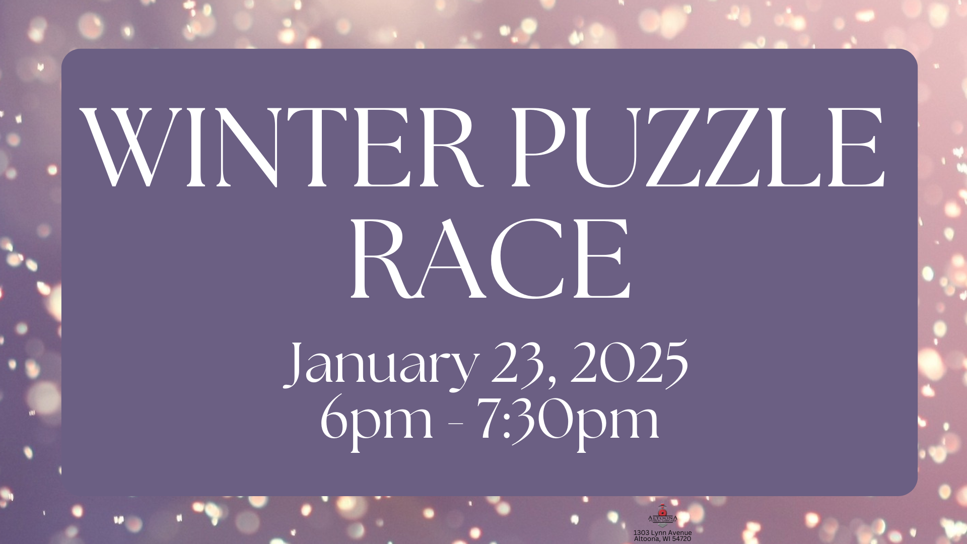 winter puzzle race