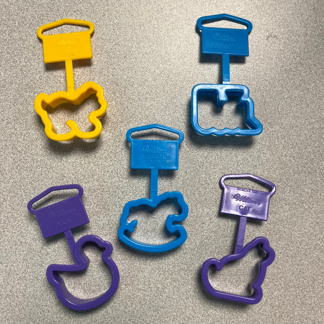 mini plastic baby shower cookie cutters