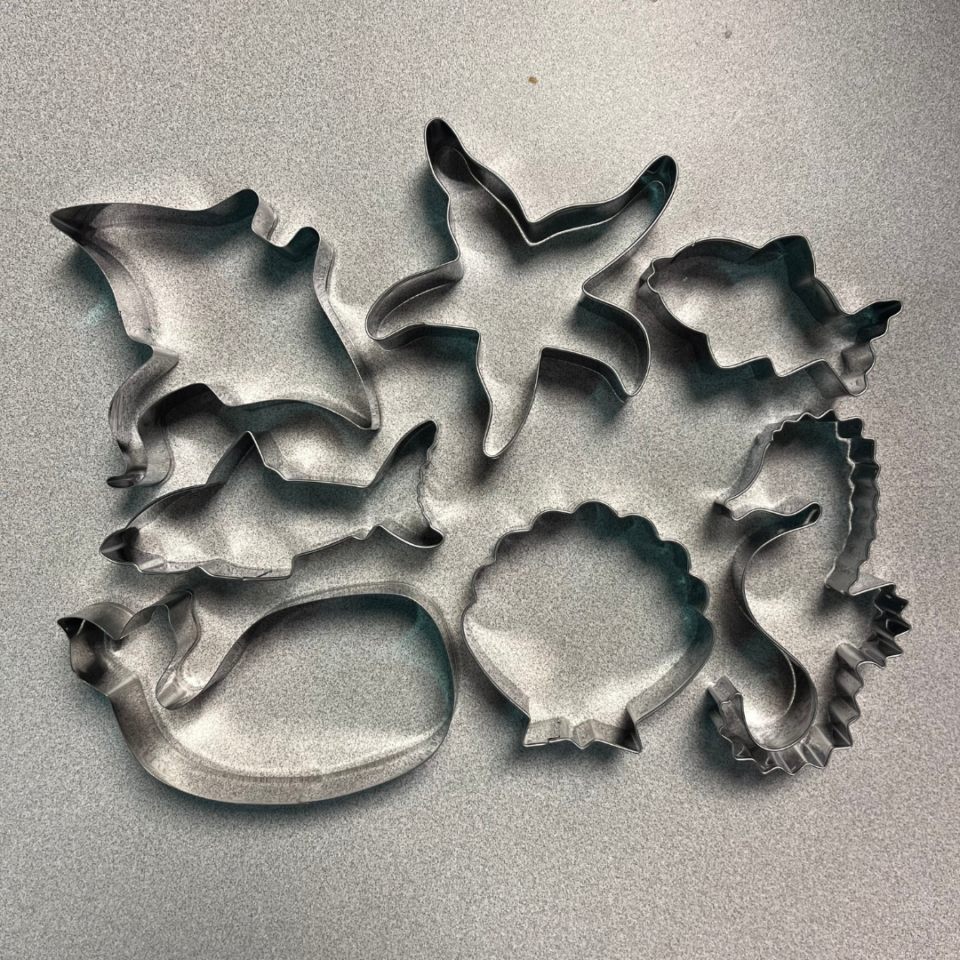 stainless steel under the sea cookie cutters